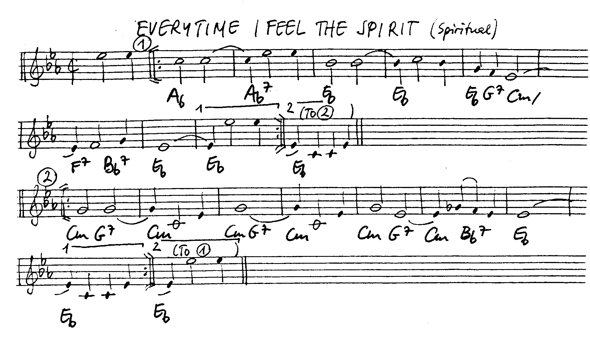 everytime i feel the spirit leadsheet – book us for your next 20s or gatsby event